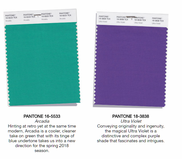 colors of the year - fashion trends - arcadia aqua green turquoise