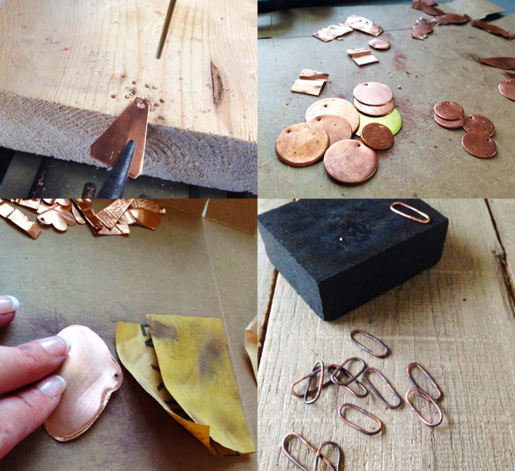 handmade jewelry - copper handforged