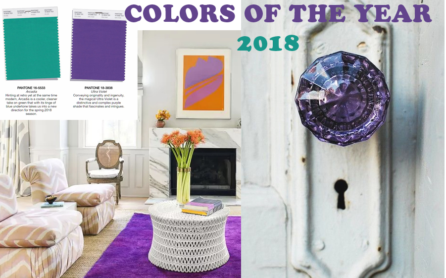 colors of the year 20018 fashion trends purple ultra violet arcadia