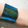 blue patina cuff bracelet