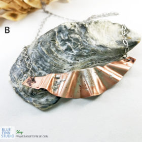 mixed metal northern lights necklace