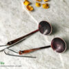 copper ladle finnish kuuppa sauna earrings spoon