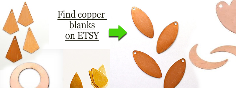 find copper blanks on etsy
