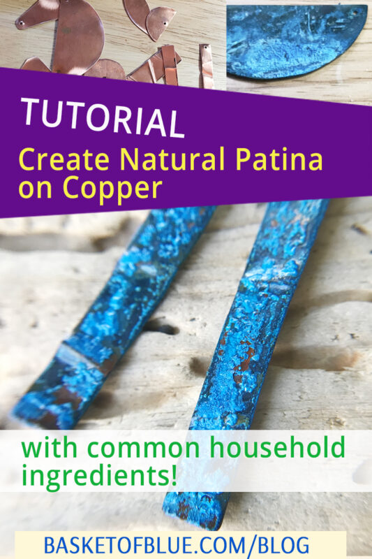 pin image create patina on copper tutorial