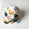 Cat fabric face mask - colorful funny cats