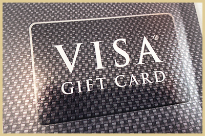 visa gift card - win a card