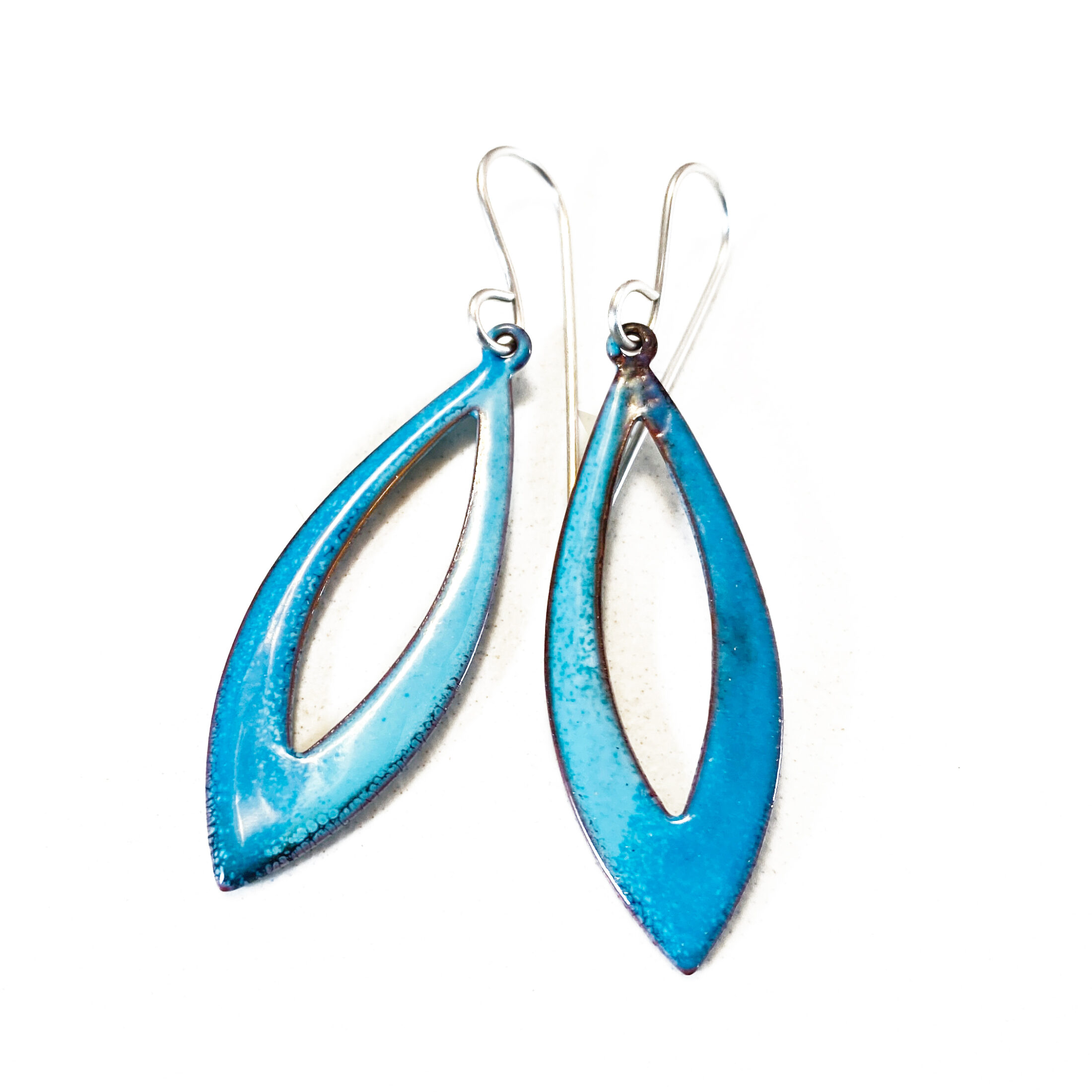 Sayuri Earrings - aqua blue chalcedony soothing gemstone drop earrings –  Foamy Wader