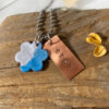finnish sisu copper charm necklace