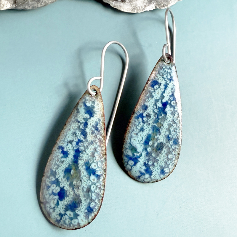 enamel earrings